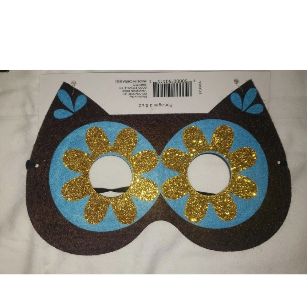 : * 15 Felt & foam eye Masks Girls Boys Cosplay Masquerade Party favor Halloween - Picture 8 of 11